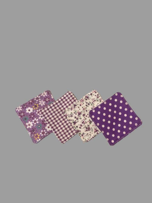 Hand-Sewn Reusable Makeup Pad Set – Lovely in Lilac