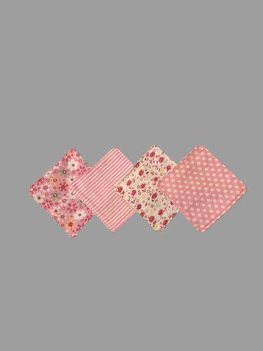 Hand-Sewn Reusable Makeup Pad Set – Soft in Blush Pink