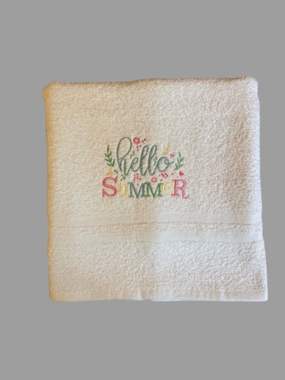 "Summer" Bath Towel – Bring the Sunshine Indoors